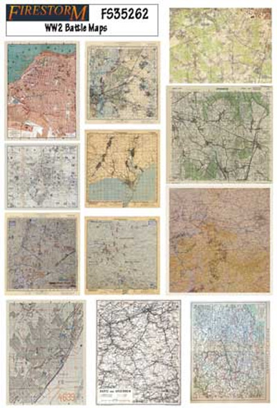WW2 Battle Maps France Russia