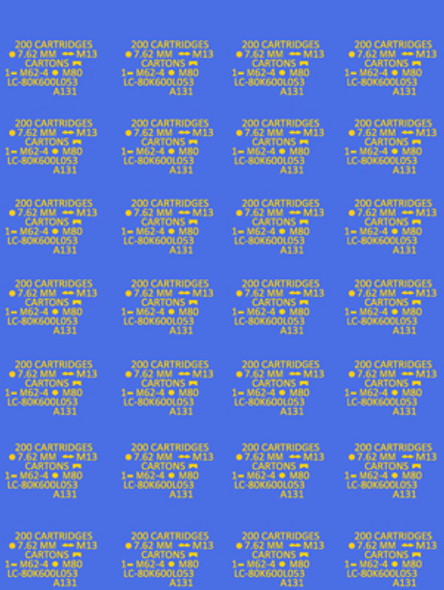 30 Cal Ammo Box Labels 1/16