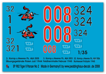 Kingtiger markings No 2