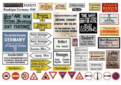 German Roadsigns 1945 #1