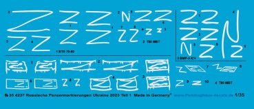 Russian tankmarkings Ukraine 2023 No 1