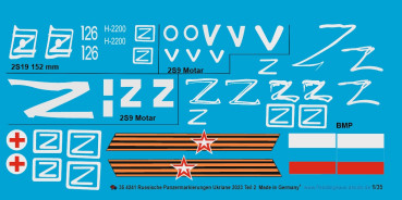 Russian tank markings Ukraine 2023 No 2