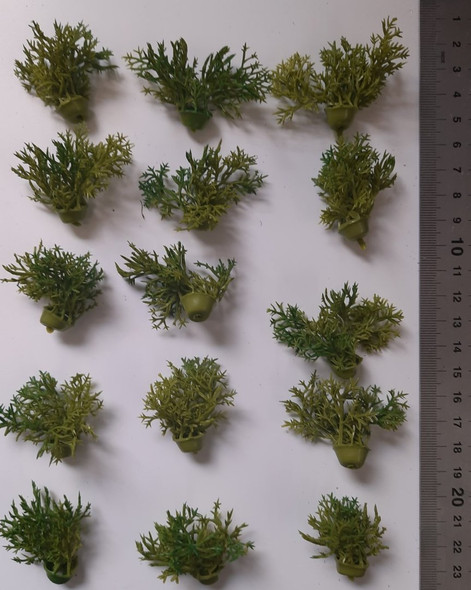 Wild bushes multicolor medium/dark green
