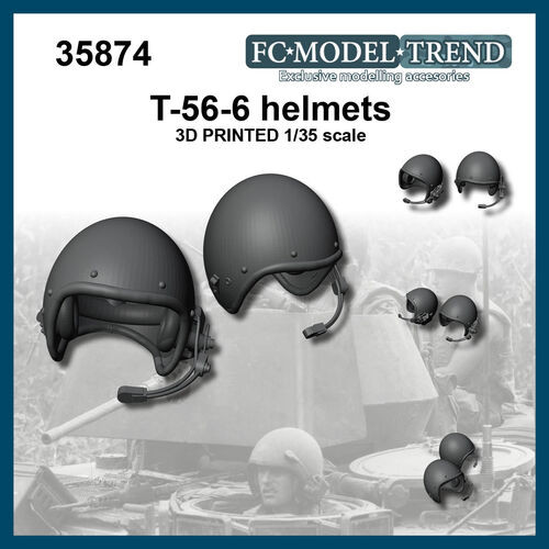 US tank crew helmet T-56-6, 1/35
