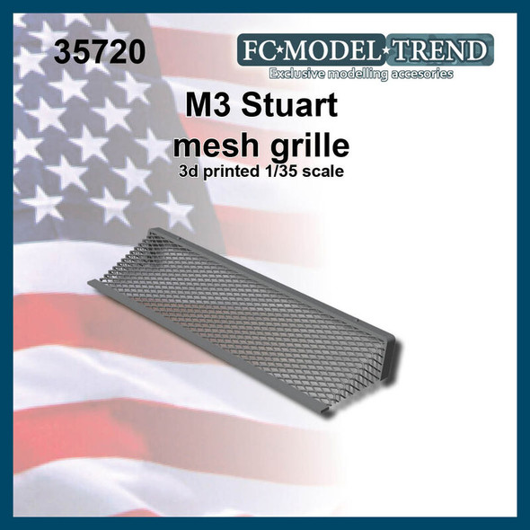 M3 Stuart, engine cover mesh, 1/35