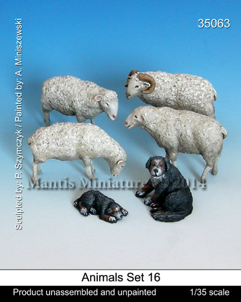 Animals Set 16 - Sheep and dog