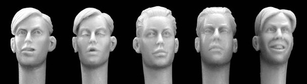youthful heads WW2 hair