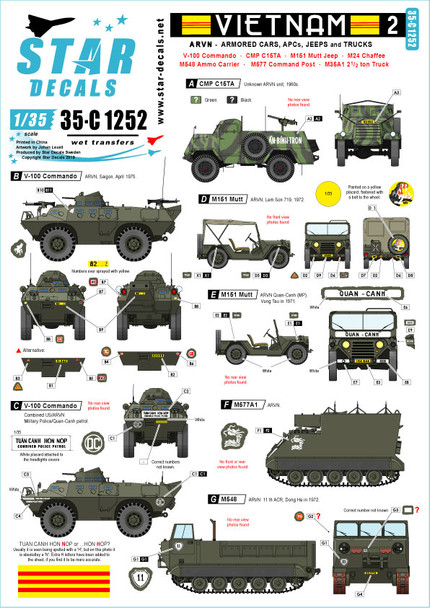 Vietnam # 2.  ARVN V-100 Commando, Greyhound and other AFVs in South Vietnam army.