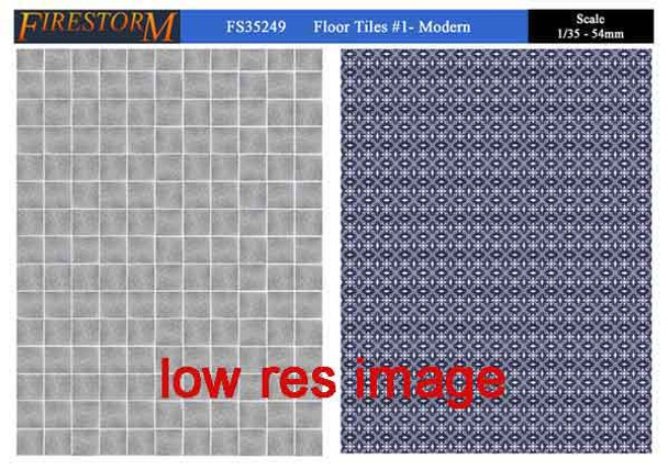 Floor Tiles - 2 modern types