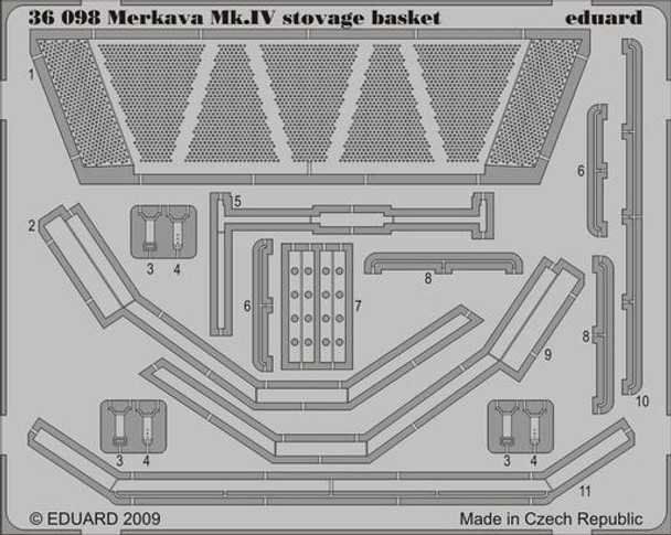 Merkava Mk.IV stowage basket