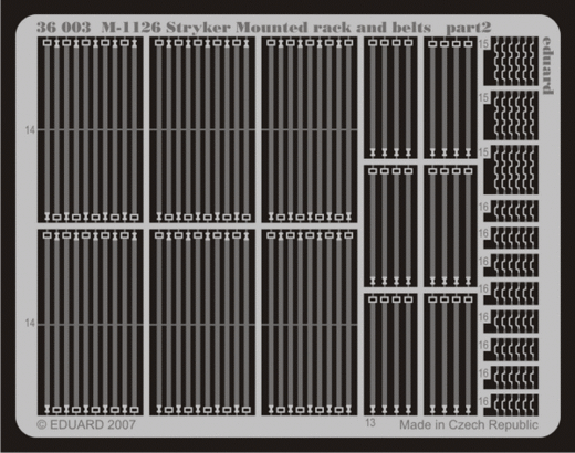 M1126 Stryker Mounted rack and belts