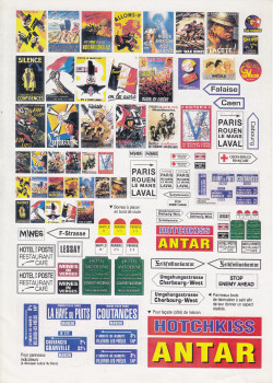 French Commercial Sign set