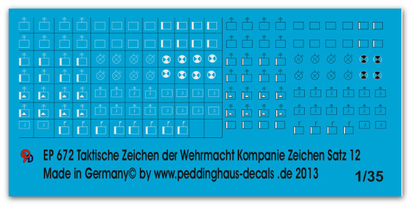 Tactical markings German Infantry Platoon units #12