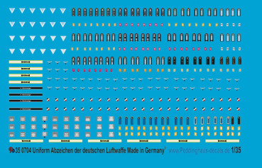 Uniform insignia for Luftwaffe-anti aircraft trops and para uniforms