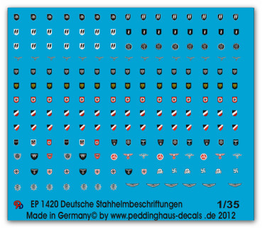 German Steel Helmet markings