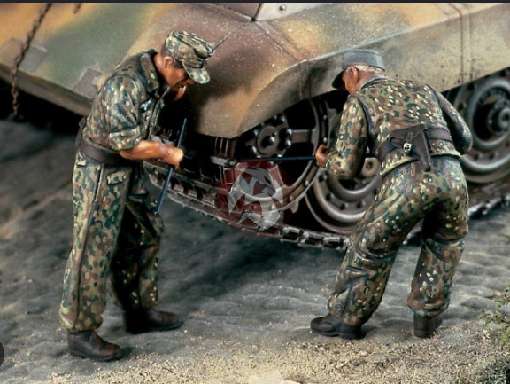 German Tank Repair Crew