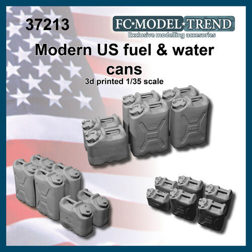 US modern fuel and water cans, 1/35