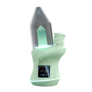 Carta 2: Mint Green Dry and Wax Electric Dab Rig by Focus V