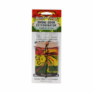 Smoke Odor Exterminator Car Hanger - Rasta Love