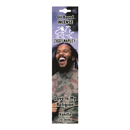 Ziggy Marley Oil Based Long Lasting Incense: Love is my Religion Vanilla