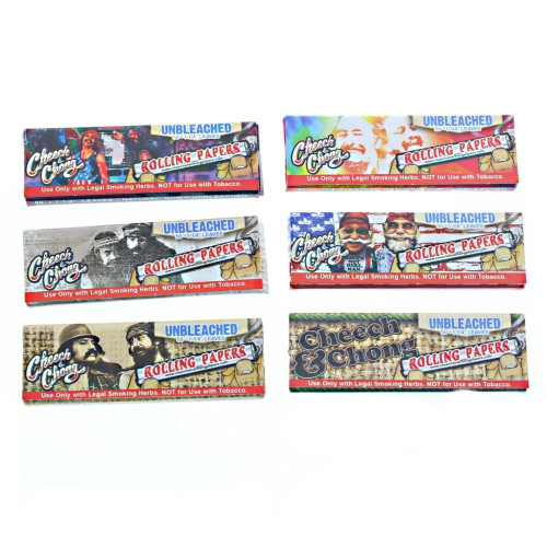 CHEECH & CHONG 1 1/4 UNBLEACHED ROLLING PAPERS