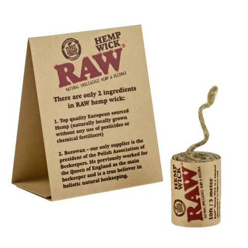 Raw Hemp Wick | 10ft