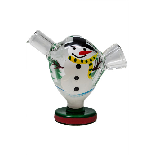 SNOWMAN Martian Glass Blunt Bubbler