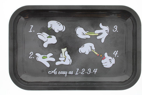 Easy as 1-2-3-4 Large Rolling Tray 7 x 11
