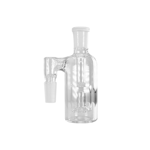 Ash Catcher with Box Perc 90 Degree Angle 14mm Male - Clear