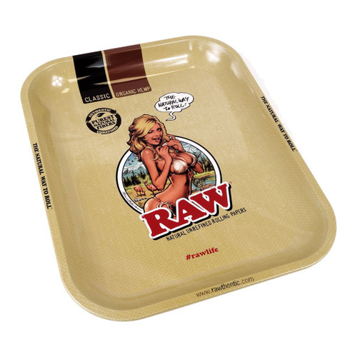 RAW Rolling Tray Girl - 11 x 7