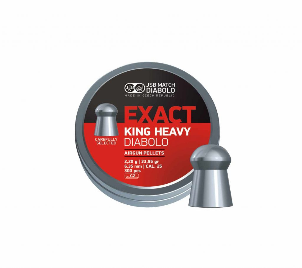 JSB Exact King Heavy .25 Cal, 33.95 gr - 300 ct