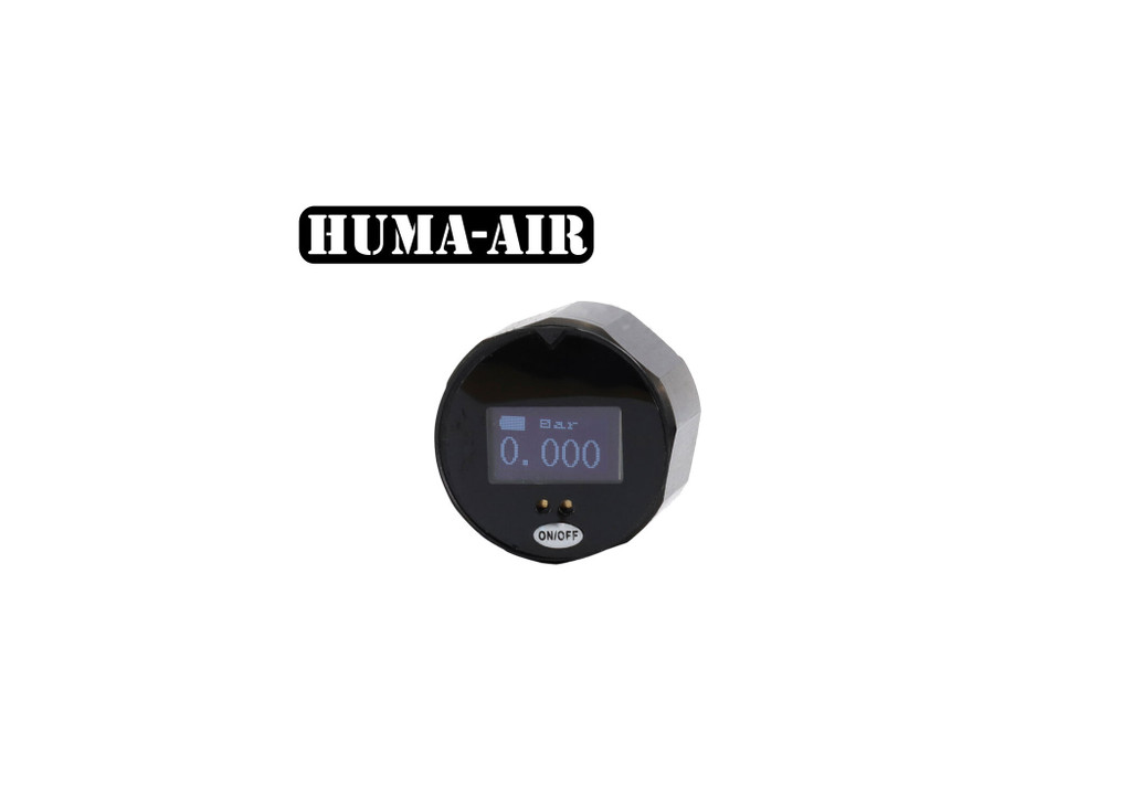 Huma Air Digital Mini Pressure Gauge 25mm Rechargeable