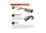 Valken LiPo 7.4v 1300mAh 15C PEQ Airsoft Battery specs and recommended 2-3 cell smart charger