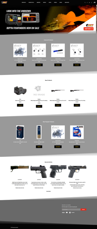 Honey Creek Tackle Website Redesign Honey Creek Tackle Website Redesign