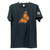 Monarch butterfly black tee, front