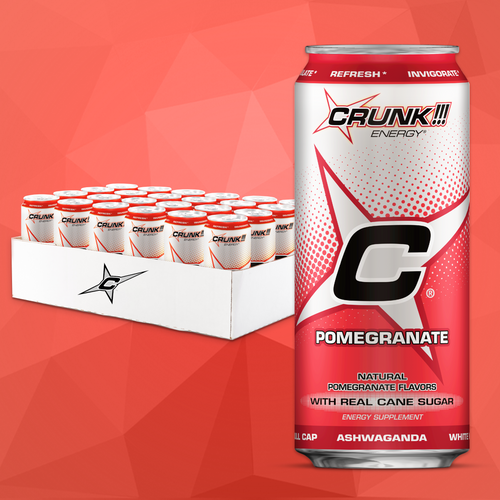 CRUNK!!! Energy Pomegranate 16oz 24 pack