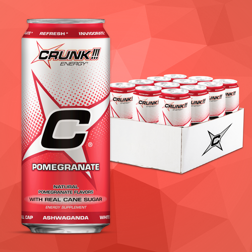 CRUNK!!! Energy Pomegranate 16oz 12 pack