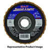 United Abrasive 71980 Sand Light Flap Disc 4-1/2 In. x 7/8 In. Type 27