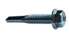 #12-24 X 2 Unslotted Hexwasher Self Drilling Screw #5 Full Thread