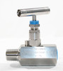 Mako Products 1/2" M x 1/4" F Threaded Needle Valve NS10S4M2F