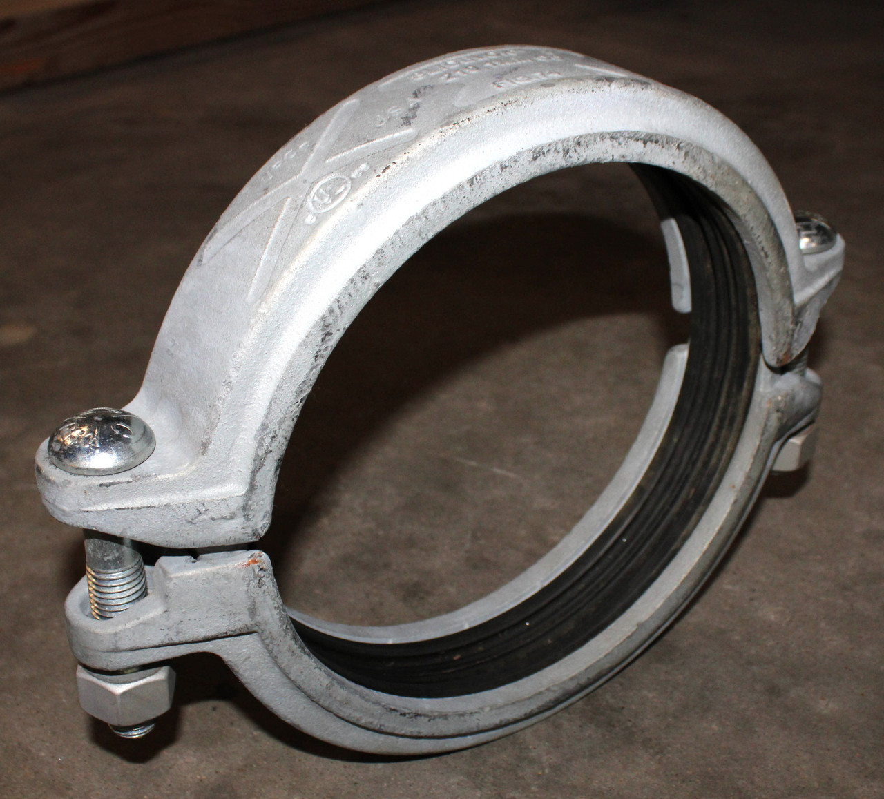 Gruvlok Slidelok 0390113124 Galvanized Coupling 8" 600 psi