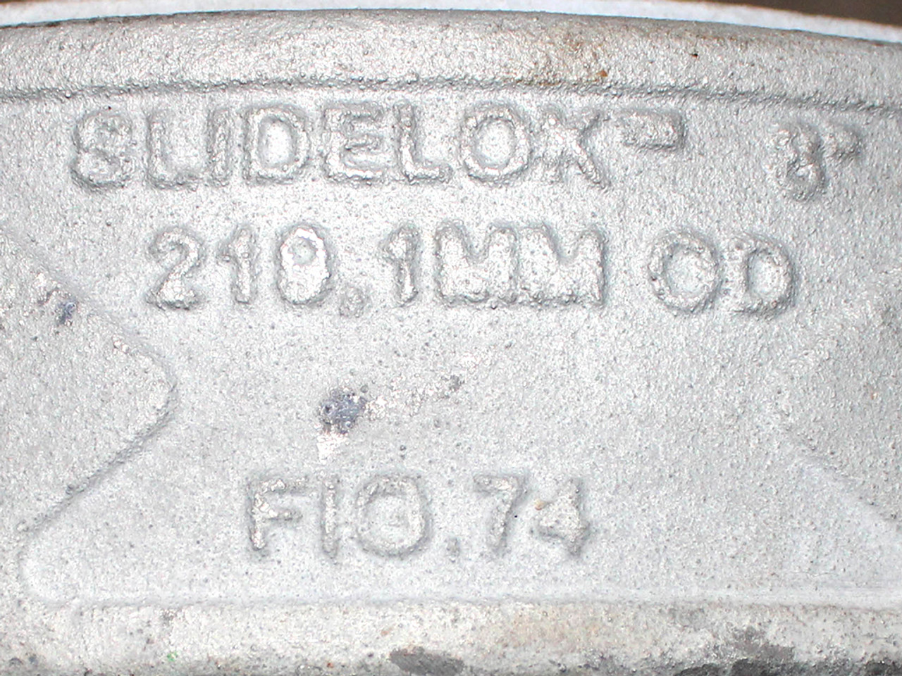 Gruvlok Slidelok 0390113124 Galvanized Coupling 8" 600 psi