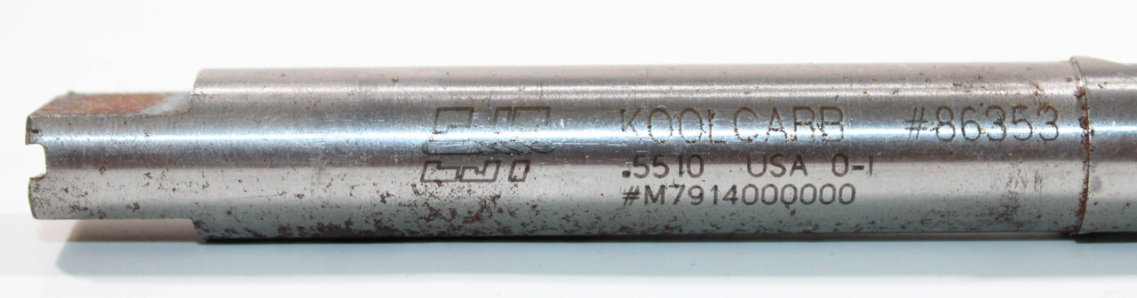 CJT M7914000000 Long Length Straight Flute Die Drill .5510" Carbide Tipped