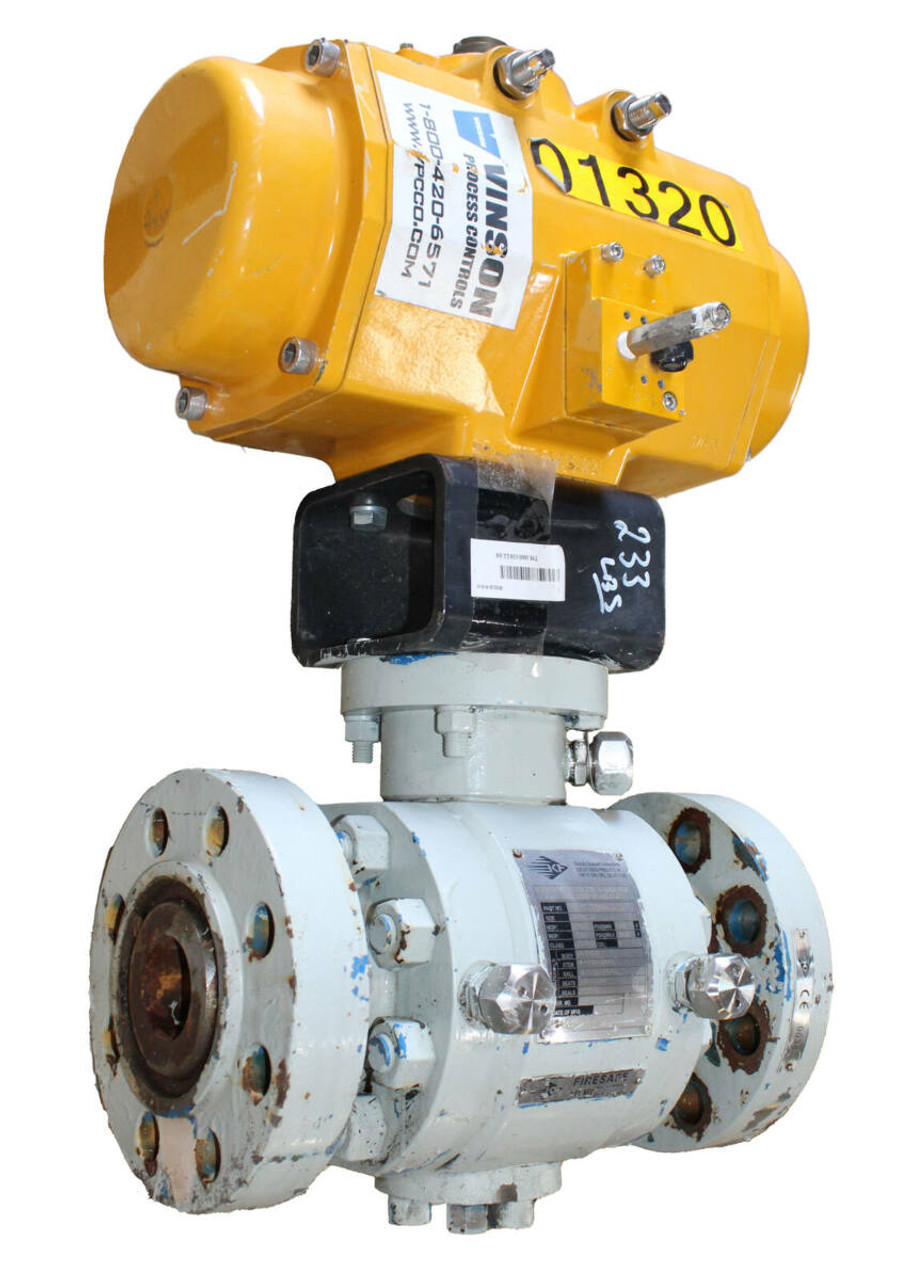 KF Valves M511-299N6AG4C2 Ball Valve with Pneumatic Rack and Pinion Actuator Diameter: 2X2