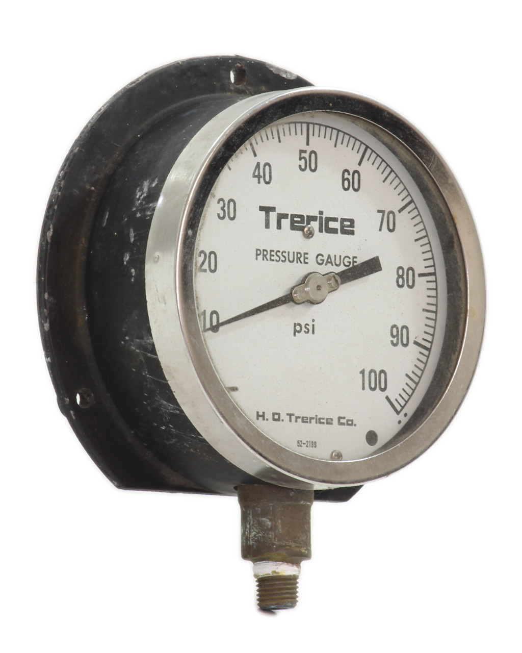 Trerice 52-2199 Pressure Gauge 0-100 PSI, 1/4 Inch NPT, 4 Inch Face