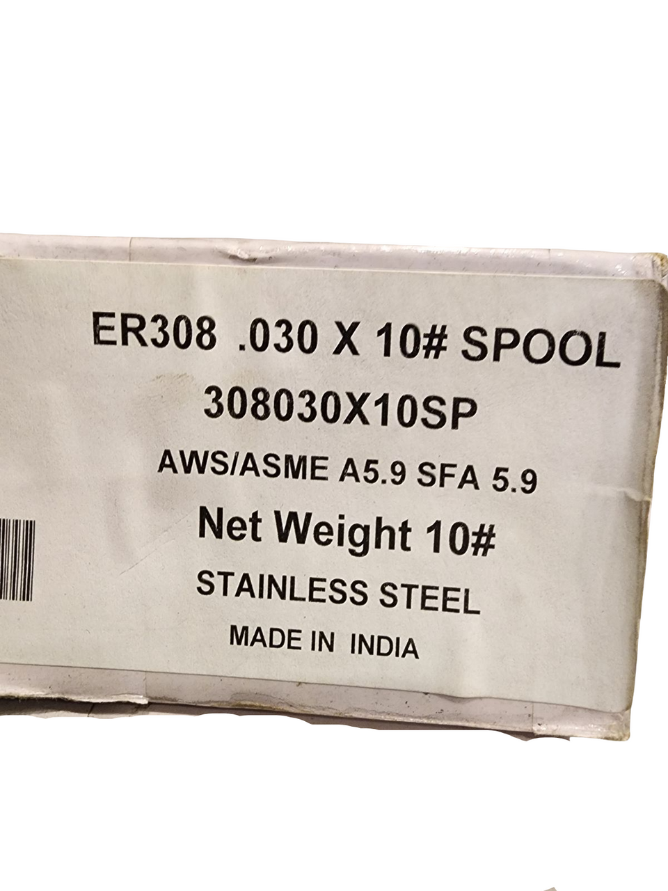 308 .030 in × 10 lb Stainless Steel MIG and TIG Wire