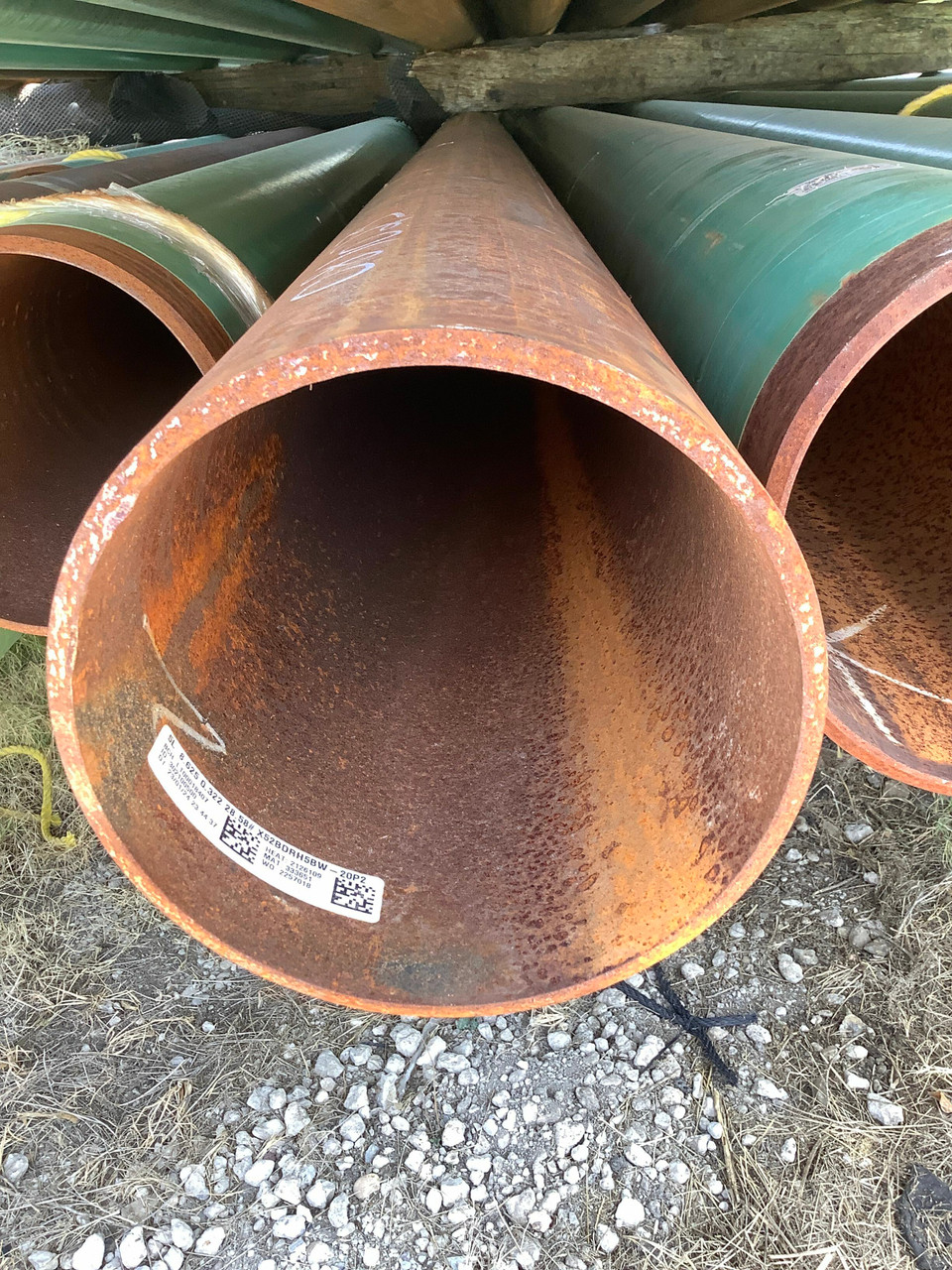 8 Inch Steel Pipe ERW X .322W CS BARE BEV DRL X52 44 Ft 081023 *