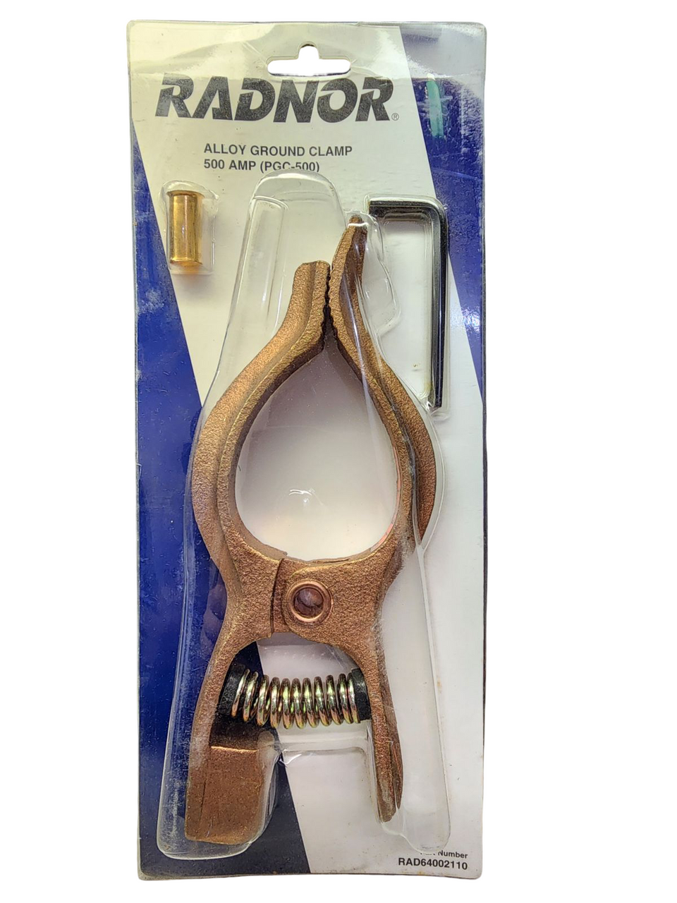 Radnor PGC‑500 Alloy Ground Clamp – 500 Amp