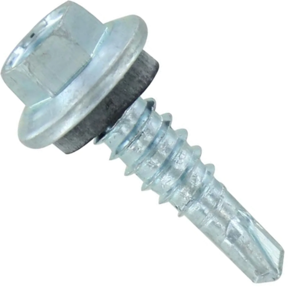 #1/4‑14 × 7/8" Galvalume Lap Screws – 250 Pack