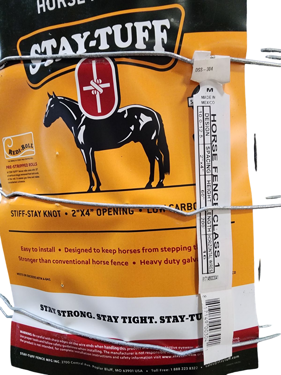 Low Tensile Horse Fence C1 – 200' x 60" 